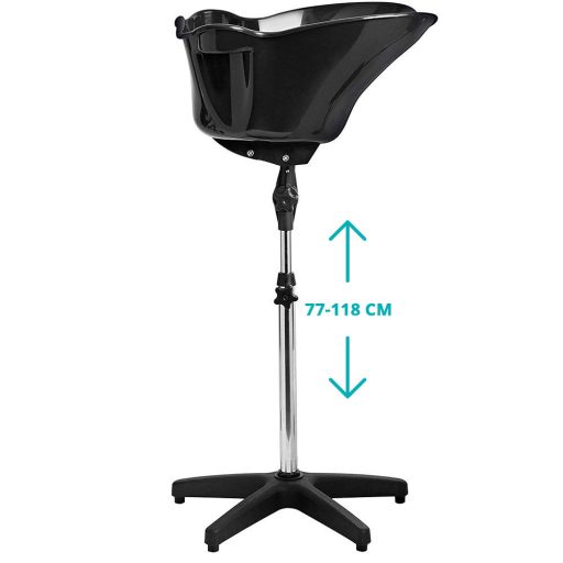 Prenosné kadernícke umývadlo na statíve