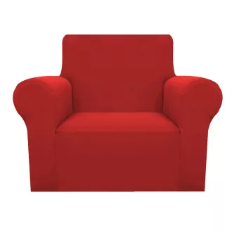   Návlek na kreslo, alebo na gauč, rôzne typy, kreslo, červený
