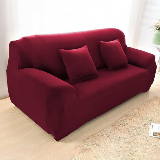 Návlek na kreslo, alebo na gauč, rôzne typy, sedačka, bordový