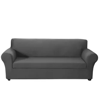   Návlek na kreslo, alebo na gauč, rôzne typy, trojsedačka, sivý