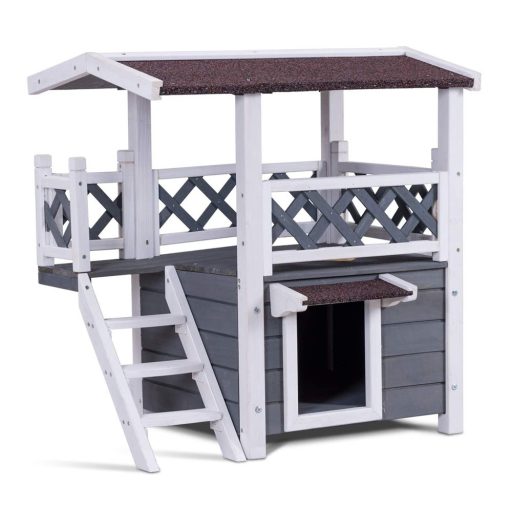 Dvojposchodvý domček pre psíka/mačičku