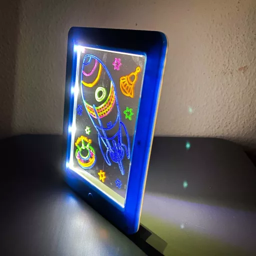 Magická svietiaca tabuľa, viac typov, 3D, vesmír