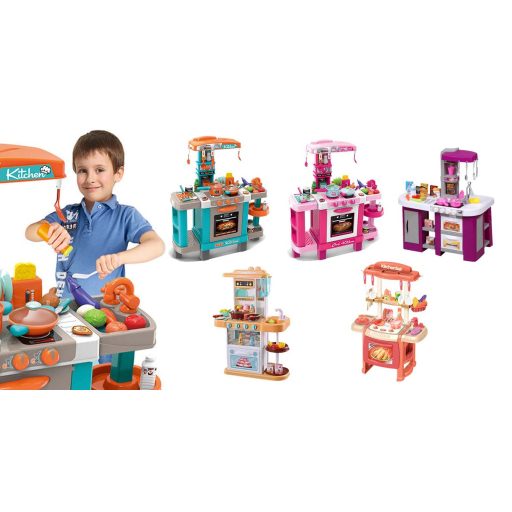Detská kuchynka, viac typov