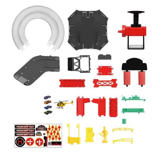 Parkovací dom, 55 dielov