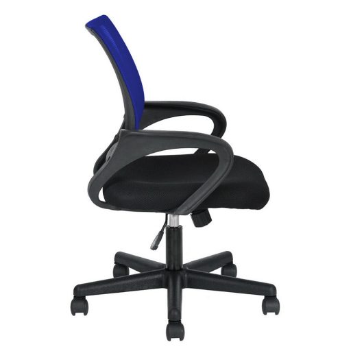 Kancelárska otočná stolička s podrúčkami v rôznych farbách- modrá