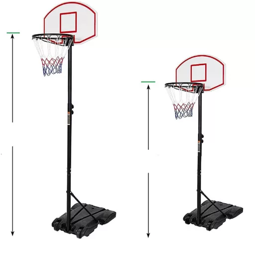 Mobilný basketbalový kôš s nastaviteľnou výškou