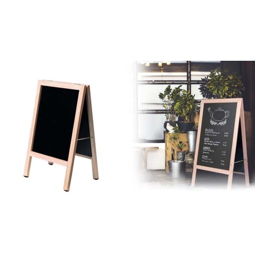 Kriedová pouličná tabuľa, 40x60 cm