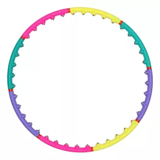 Kruh hula hoop, farebný, 98 cm