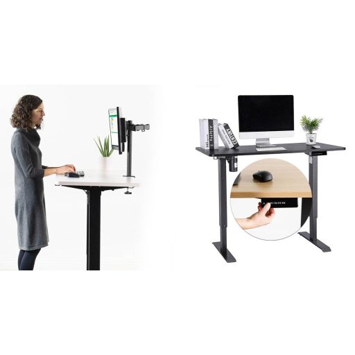 Elektrický, výškovo nastaviteľný rám stola