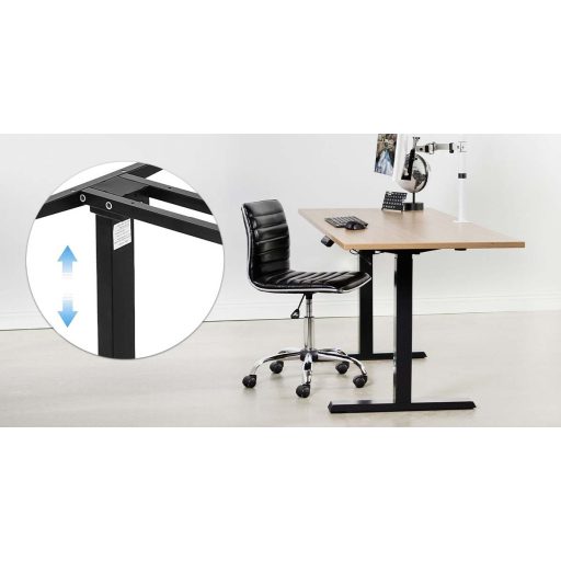 Elektrický, výškovo nastaviteľný rám stola