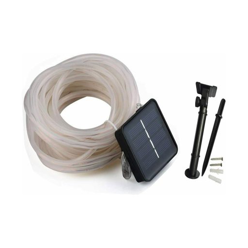 Solárna dekoračná svetelná reťaz, 10 m, teplá biela