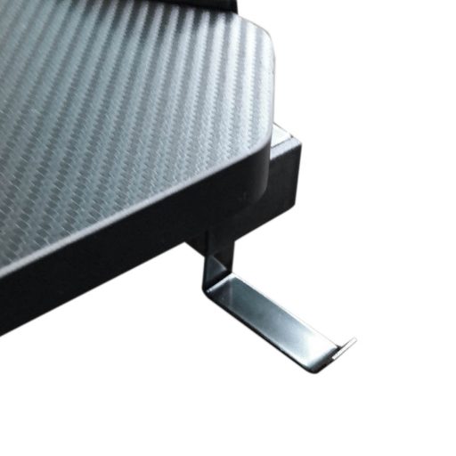 Profesionálny herný stôl s karbónovým povrchom, s LED osvetlením