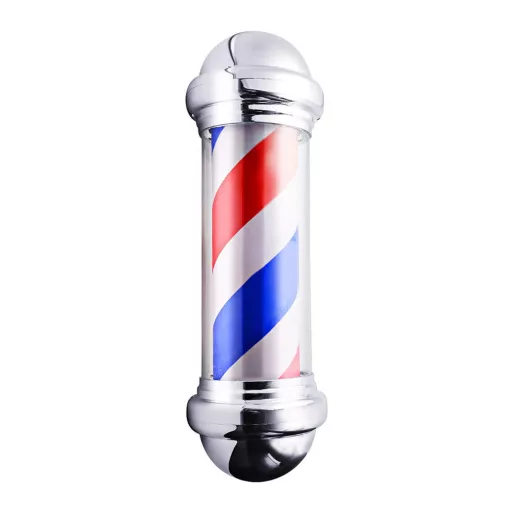 Svetelný pútač barber shop