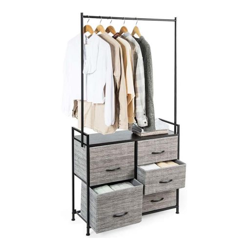 Mobilný zásuvkový stojan na oblečenie