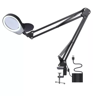 Stolová LED lupa s 2 šošovkami
