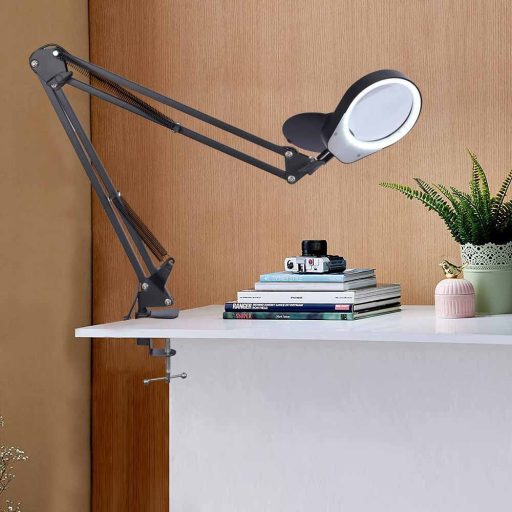 Stolová LED lupa s 2 šošovkami