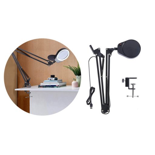 Stolová LED lupa s 2 šošovkami