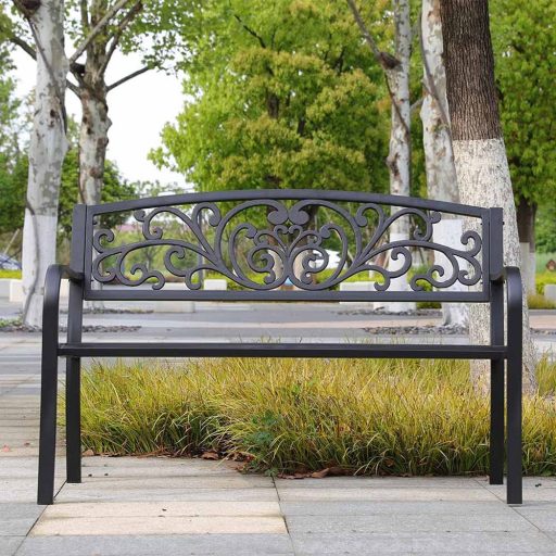 Záhradná lavička, niekoľko typov