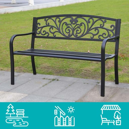 Záhradná lavička, niekoľko typov