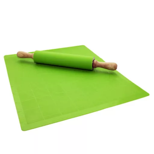 Silikónový valček s podložkou na cesto