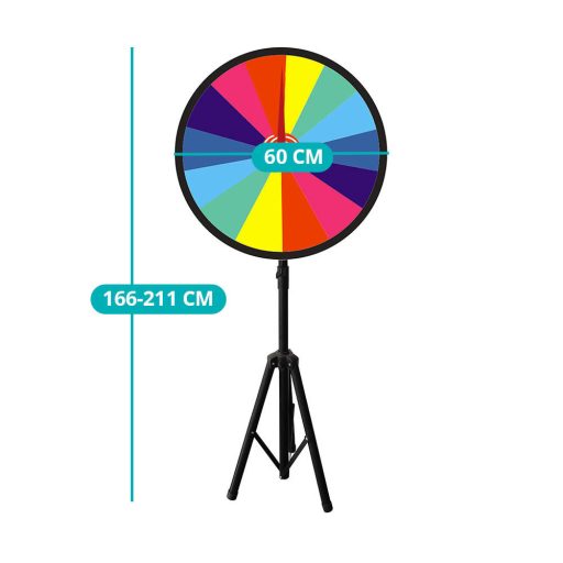 Popisovateľné koleso štastia so stojanom