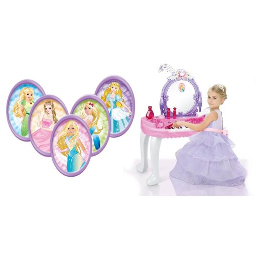 Detský toaletný stolík a klavír 2 v 1