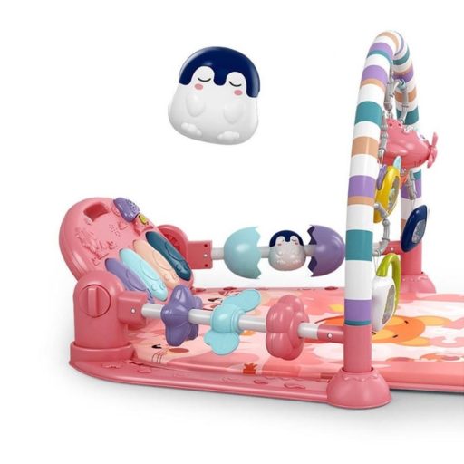 Hracia podložka klavír- rôzne typy, ružová