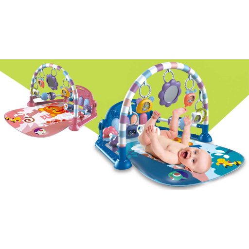 Hracia podložka klavír- rôzne typy, ružová