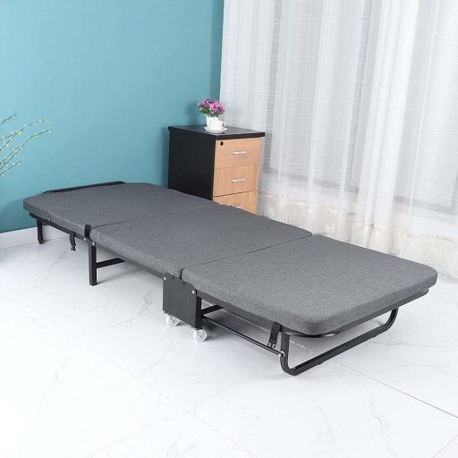 Posteľ pre hostí, rôzne typy, sivý