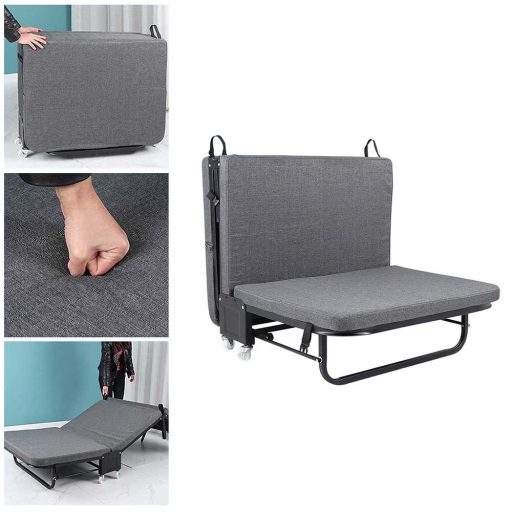 Posteľ pre hostí, rôzne typy, sivý