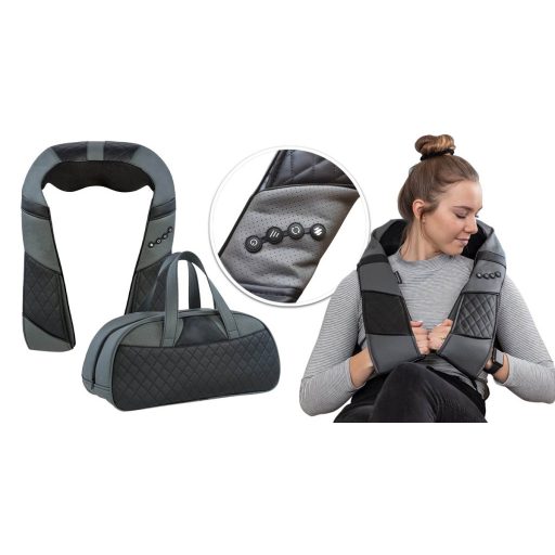 Masážny prístroj na krk a ramená v prenosnej taške