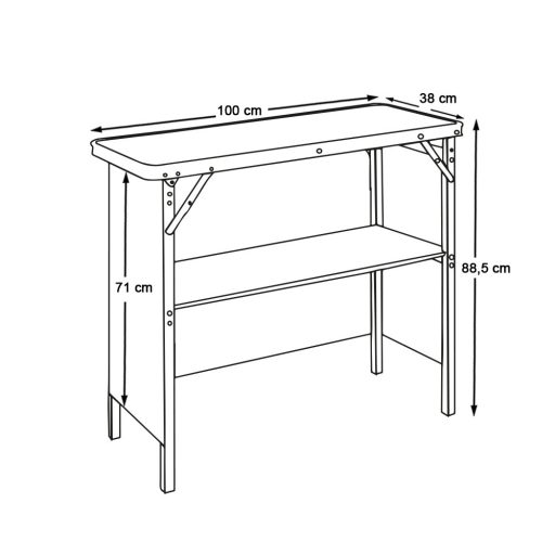 Skladací a prenosný barový pult