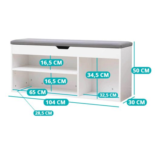 Lavica na topánky so sedákom