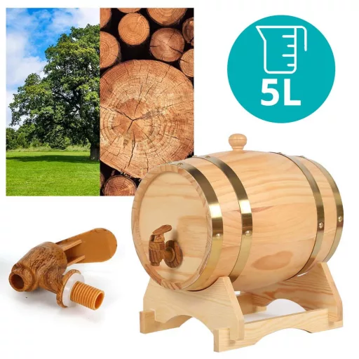 Drevený sud, 5 L