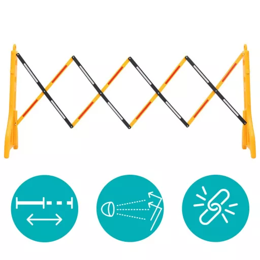 Skladacia dopravná zábrana