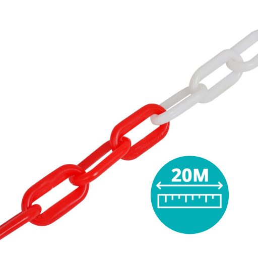 Dopravný stĺpik s reťazou, 4 ks