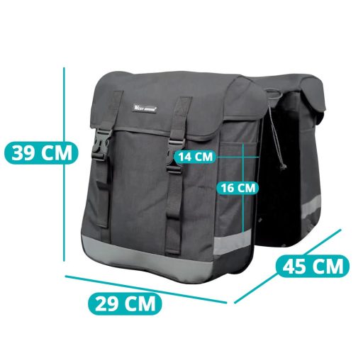 Obojstranná taška na bicykel