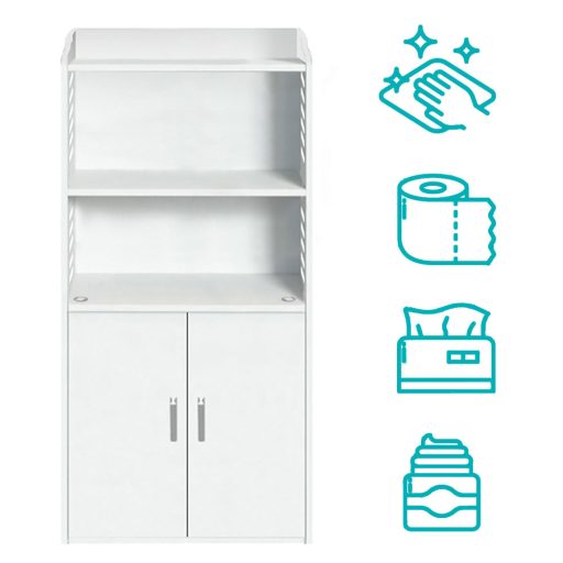 Malá kúpeľňová skrinka, biela