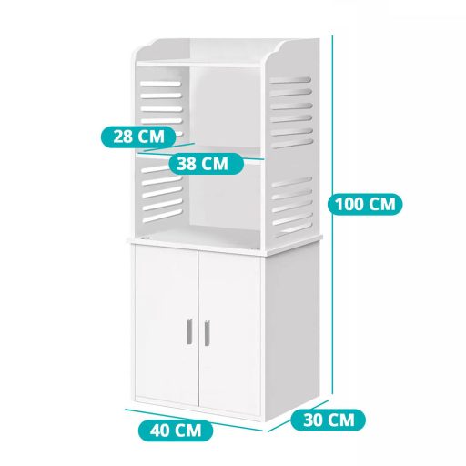 Malá kúpeľňová skrinka, biela