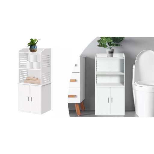 Malá kúpeľňová skrinka, biela