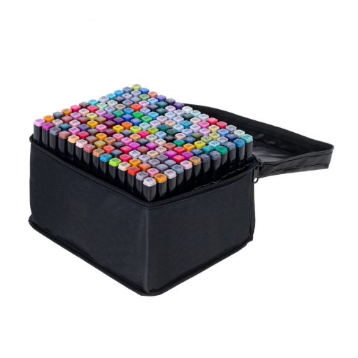 Sada 168 kusov obojstranných fixiek v prenosnej taške navyše