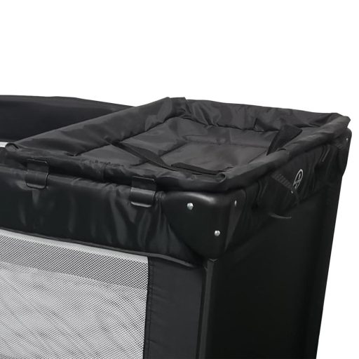 Cestovná postieľka s prebaľovacou podložkou a hracím mostíkom