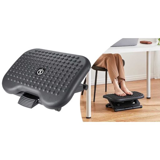 Kancelárska podnožka s nastaviteľnou výškou