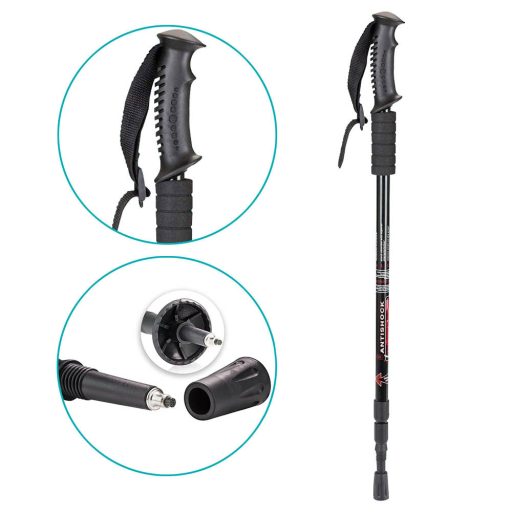 Teleskopické trekingové palice, 1 pár