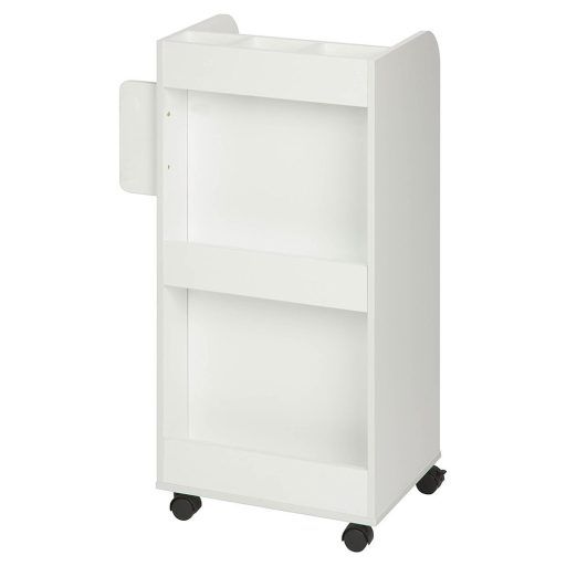 Skriňa na kolieskach s policami a zásuvkami