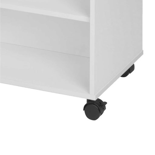 Skriňa na kolieskach s policami a zásuvkami