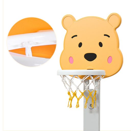 Detská hracia súprava 4 v 1 s nastaviteľnou výškou, oranžovo-žltá