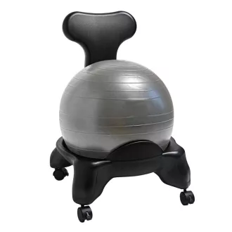Fitness stolička s loptou s priemerom 55 cm
