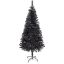 Čierny umelý vianočný stromček, 120 cm 230 vetiev