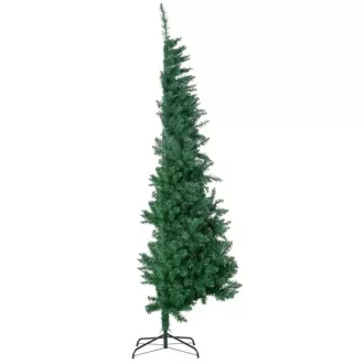 Umelý vianočný polovičný stromček, 210 cm 500 vetiev